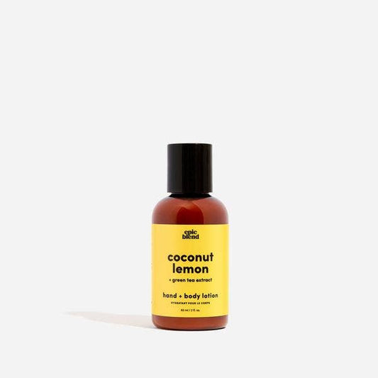 Coconut Lemon Hand and Body Lotion Vegan—8oz