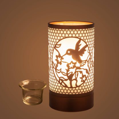 Copper Hummingbird Wax Warmer Light