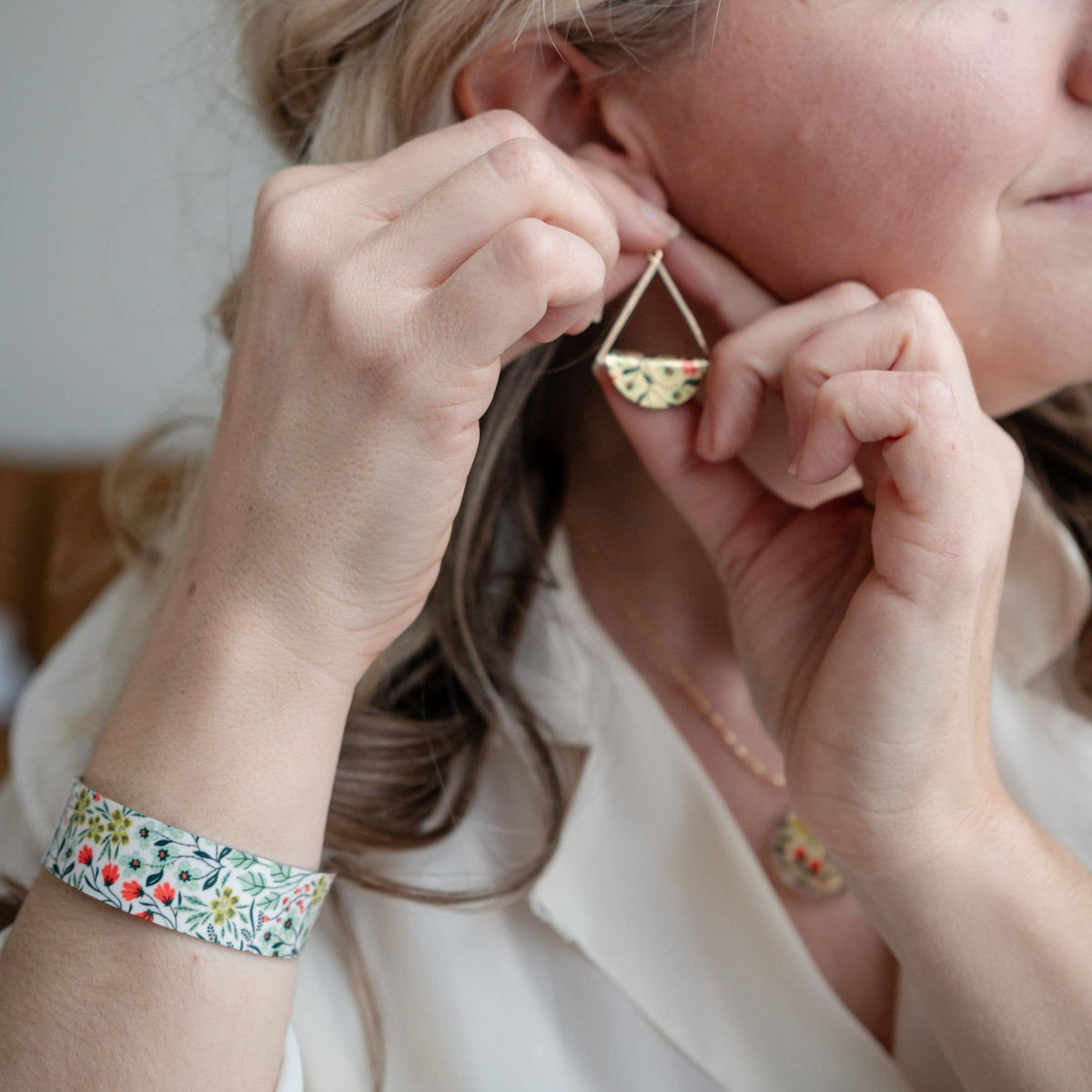 Sweet Meadow Dangle Earrings—Gold