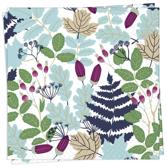 Magic of Leaves Luncheon Napkin