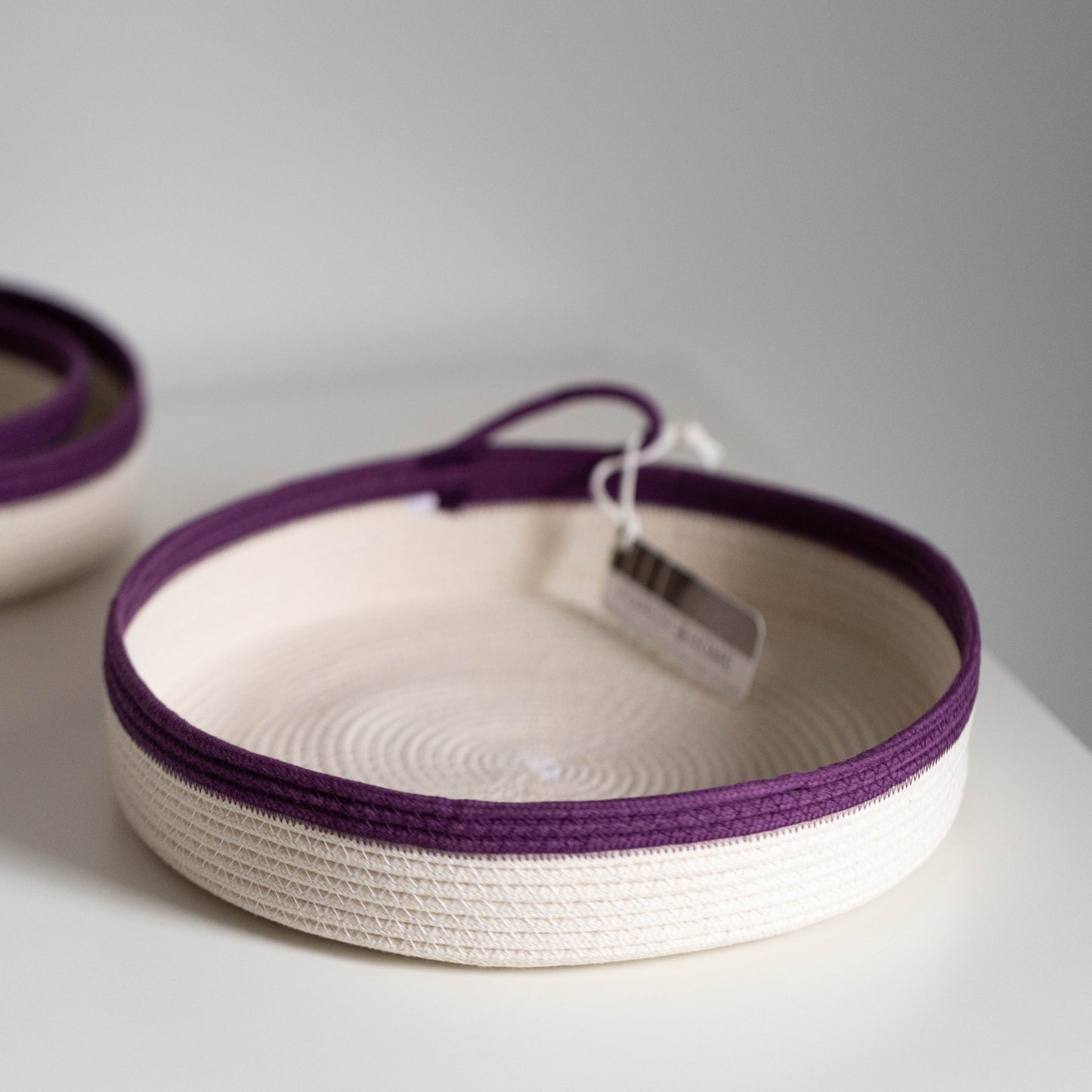 Sugar Plum Cotton Rope Tray