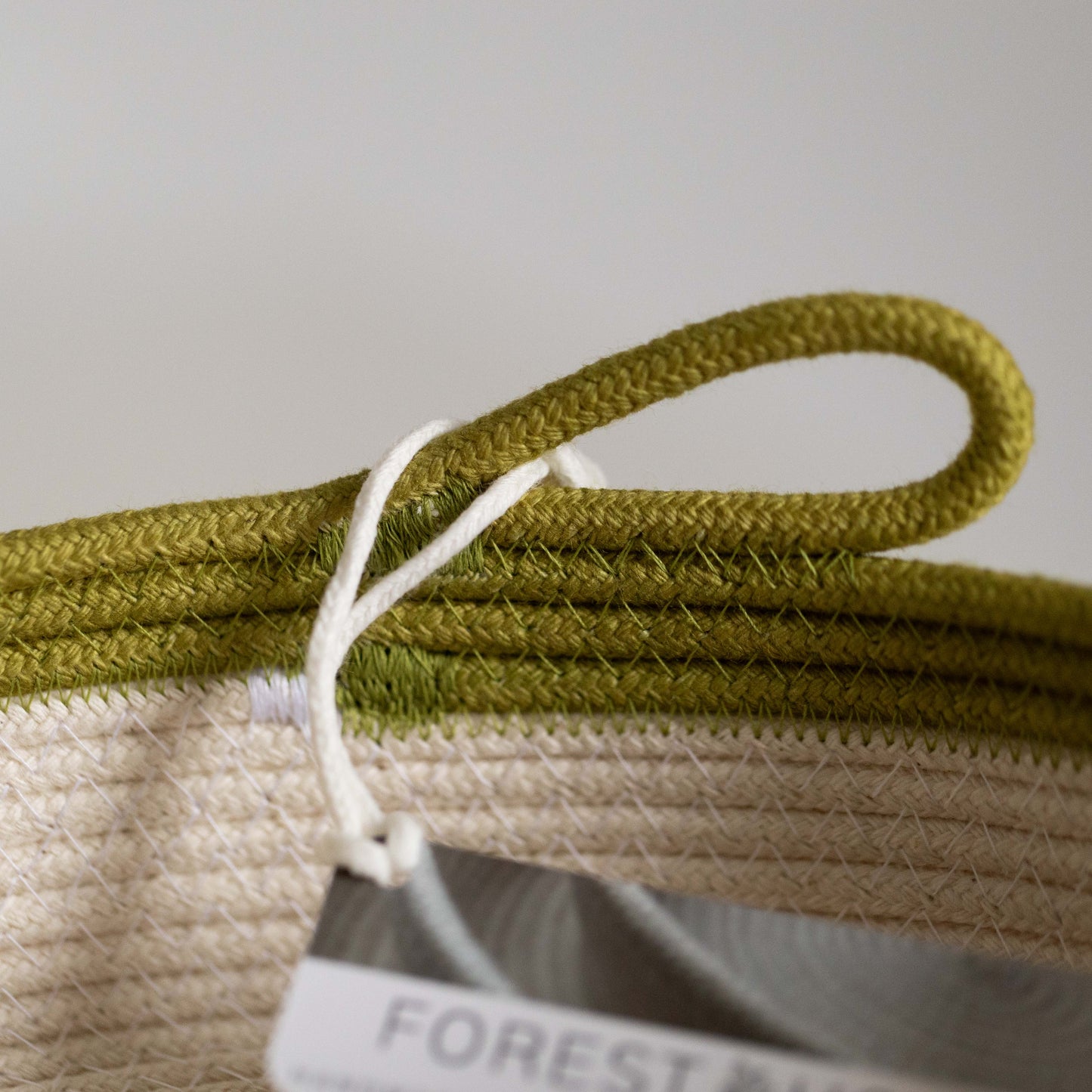 Moss Green Cotton Rope Tray