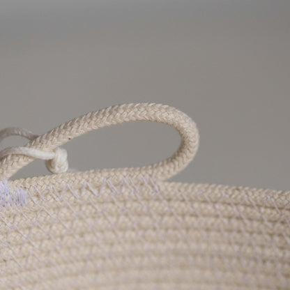Cotton Rope Tray, Handmade by Forest Home
