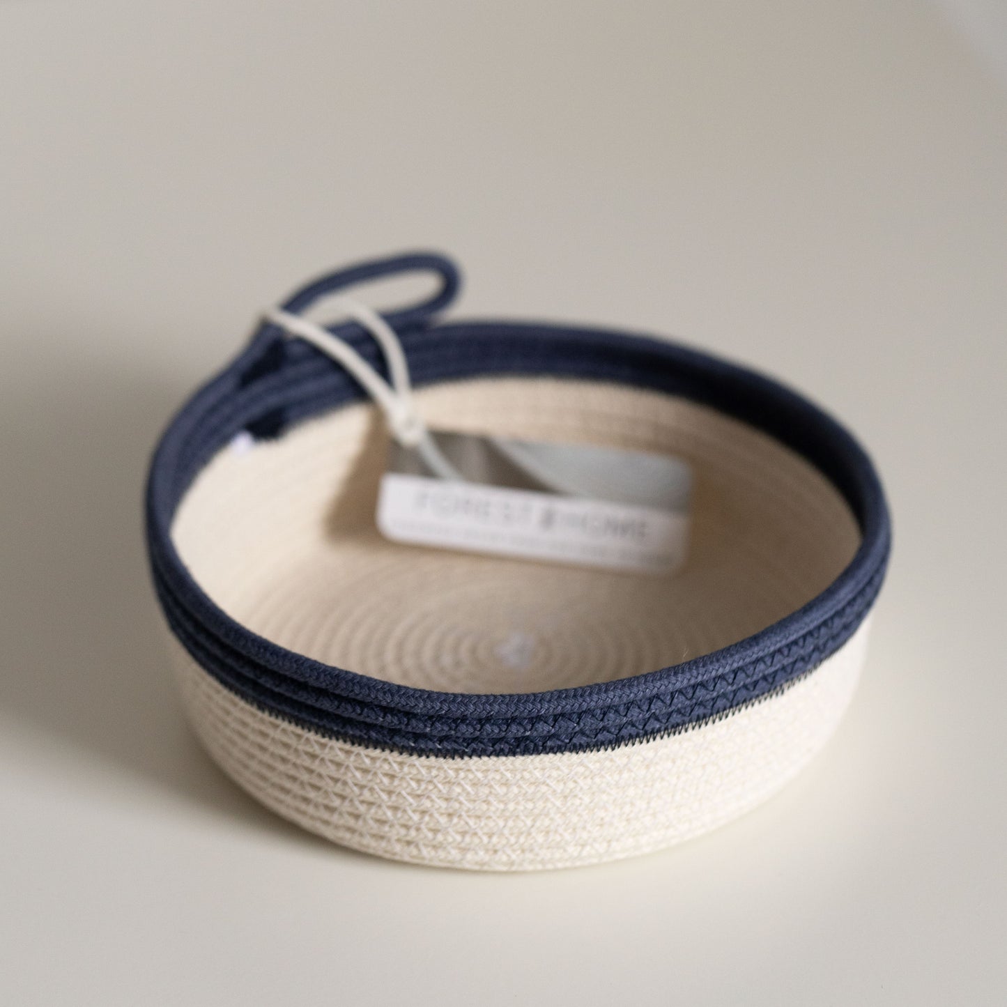 Atlantic Blue Cotton Rope Tray