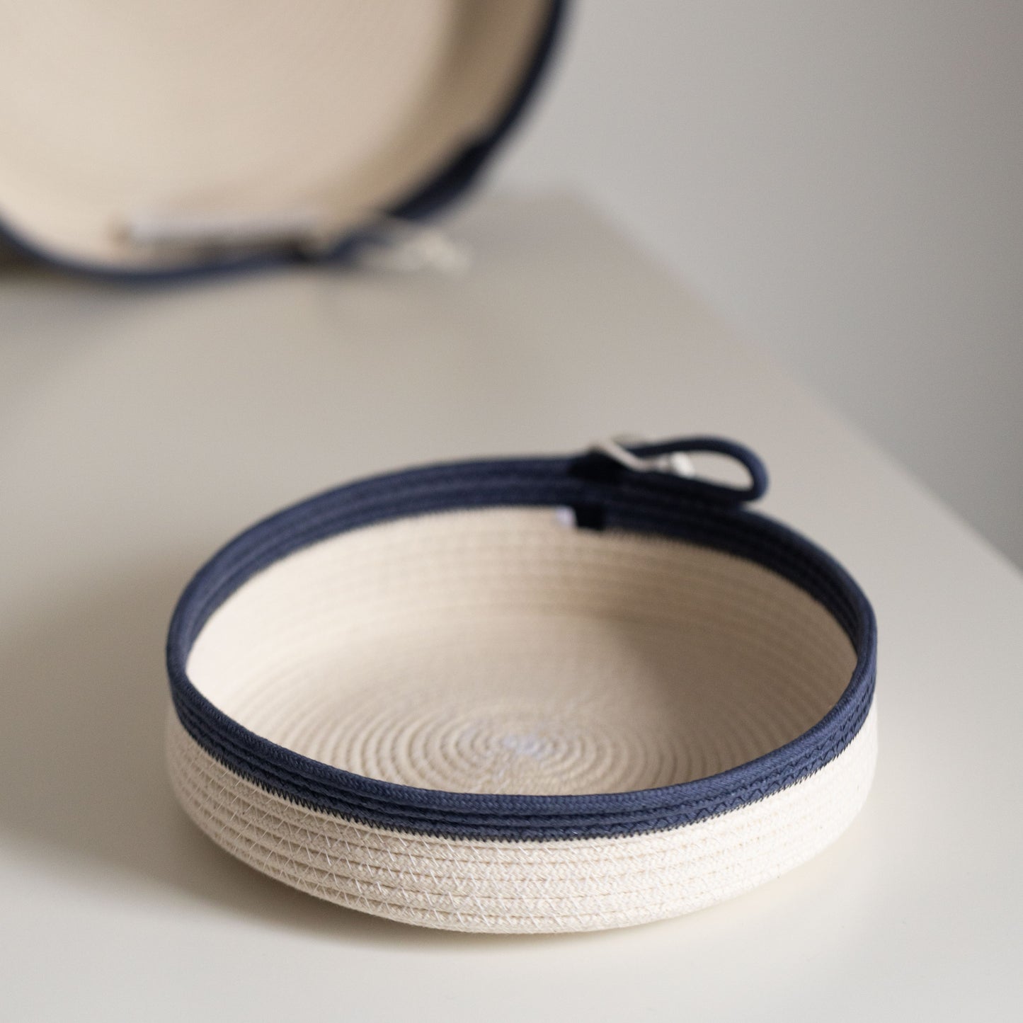 Atlantic Blue Cotton Rope Tray