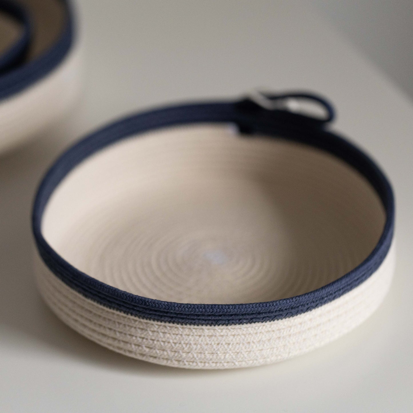 Atlantic Blue Cotton Rope Tray