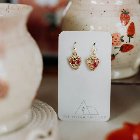 Strawberry Baubles by the Yellow Cape Cod
