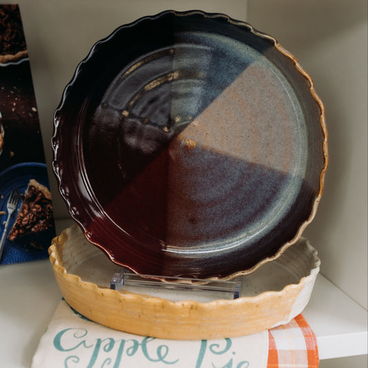Very Berry Pie Plate by Alicia Kate Pottery
