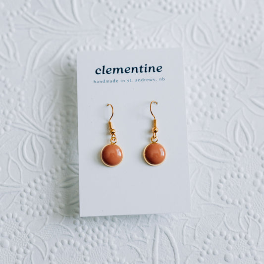 Coral Clementine Dangle