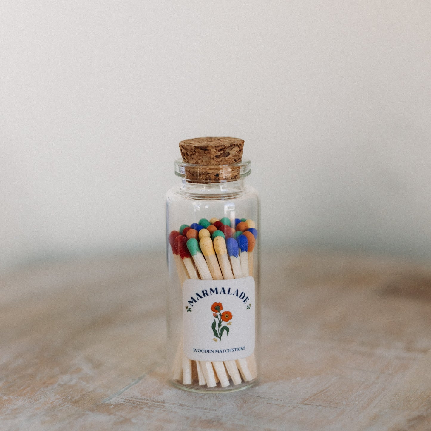 Rainbow Mix Matches in Medium Corked Vial