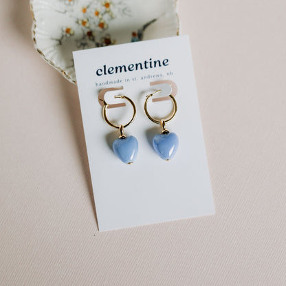Clementine Heart Earrings