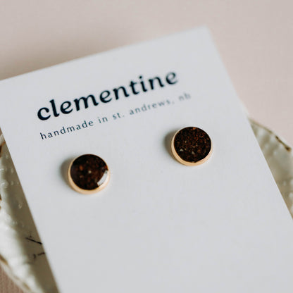 Sand Clementine Studs