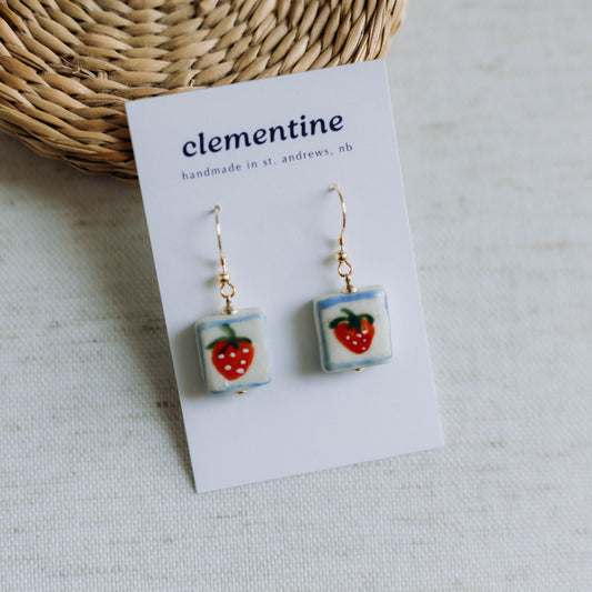 Strawberry Clementine Earrings