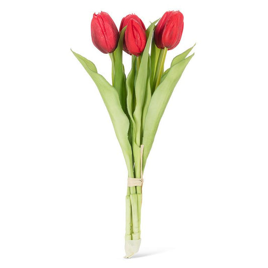Red Real Touch Tulips