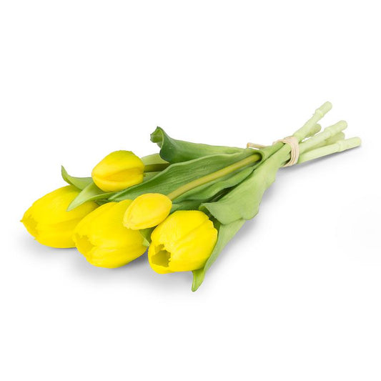 Yellow Real Touch Tulips