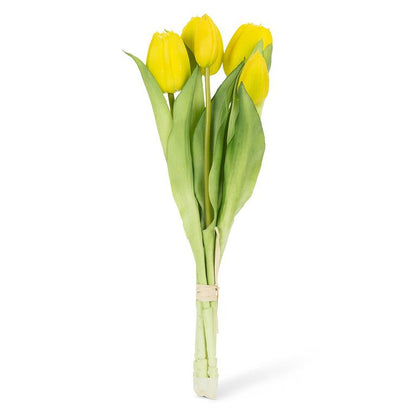 Yellow Real Touch Tulips