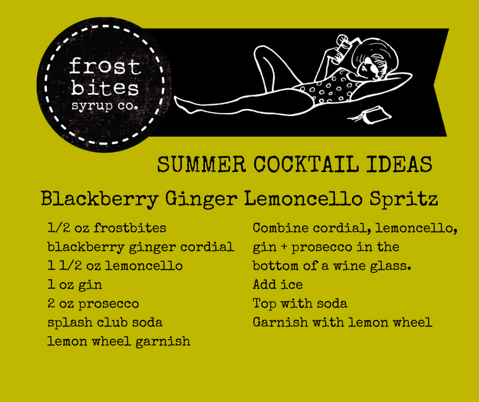 Blackberry Ginger Cordial—118ml