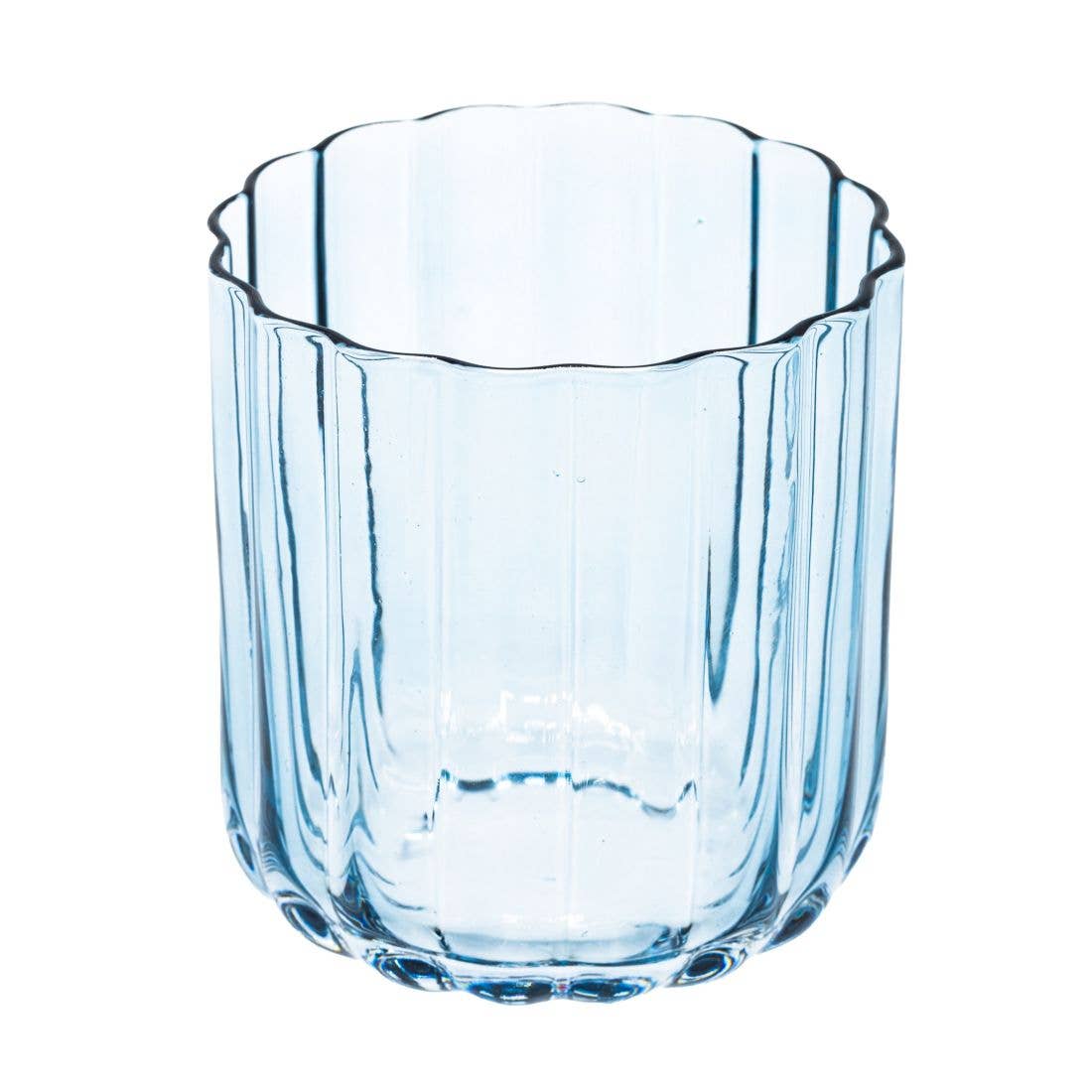 Blue Tumbler Gaia Drinking Glass