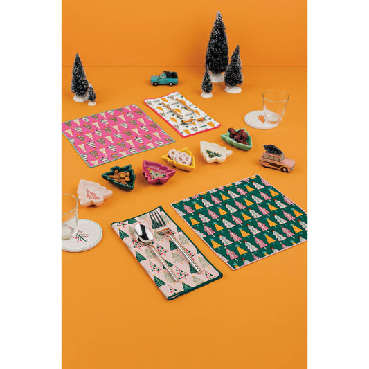 Glitzmas Cocktail Christmas Napkins—Set of 4