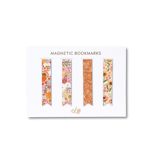 Fall Tones Magnetic Bookmarks
