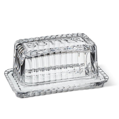Timeless Glass Covered Butter Dish