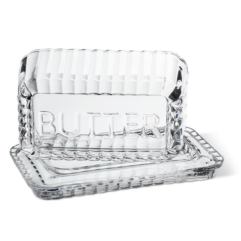 Timeless Glass Covered Butter Dish