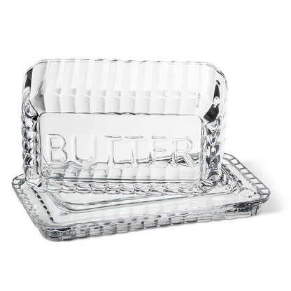 Timeless Glass Covered Butter Dish