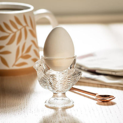 Glass Chicken Egg Cup