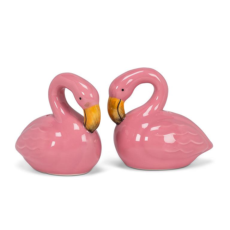 Pink Flamingo Salt & Pepper
