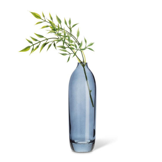 Blue Tall Barrel Vase