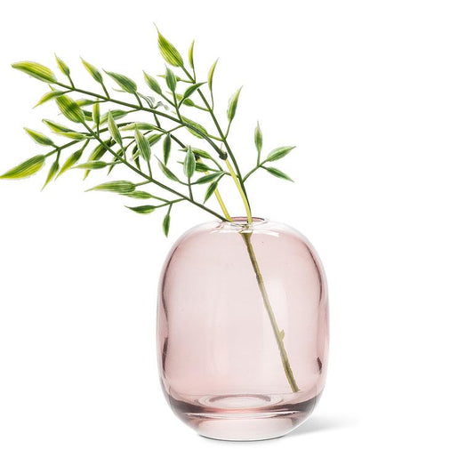 Pink Oval Barrel Vase