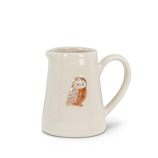 Owl on a Mini Jug