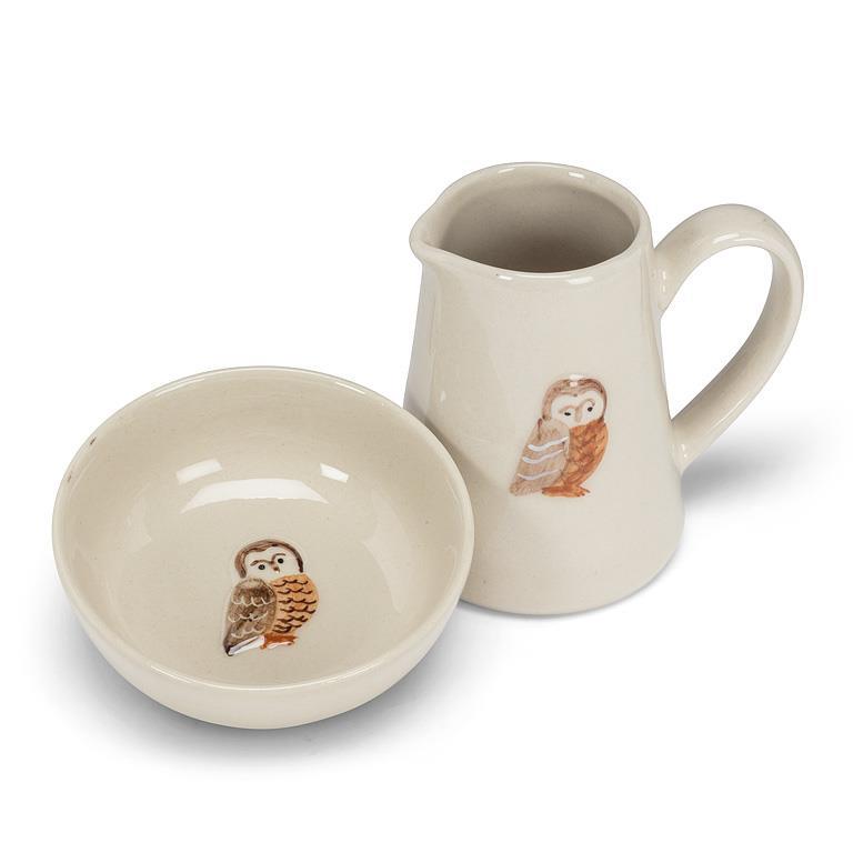 Owl on a Mini Jug