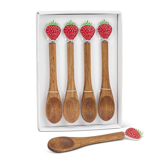 Strawberry Spoons—set fo 4