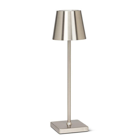 Silver Classic Shade LED Table Light