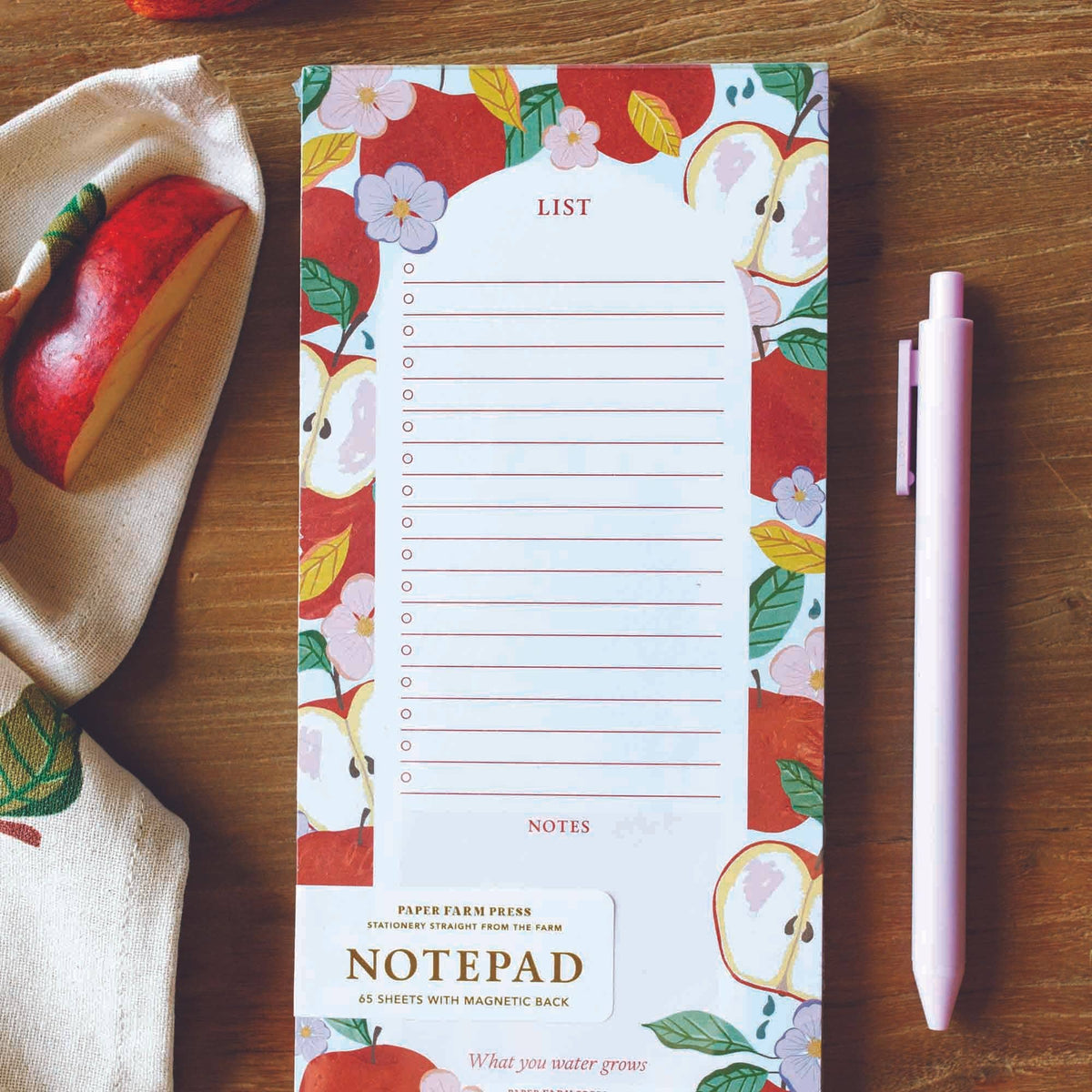 Apple Tree Market List Notepad
