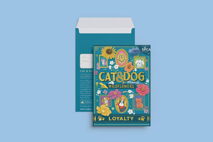 Cat and Dog-Friendly Wildflowers (Loyalty)—Seed Packet 
