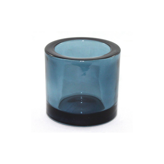 Blue Glass Votive Holder