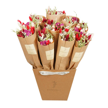 Red Allure Dried Wildflower Bouquet