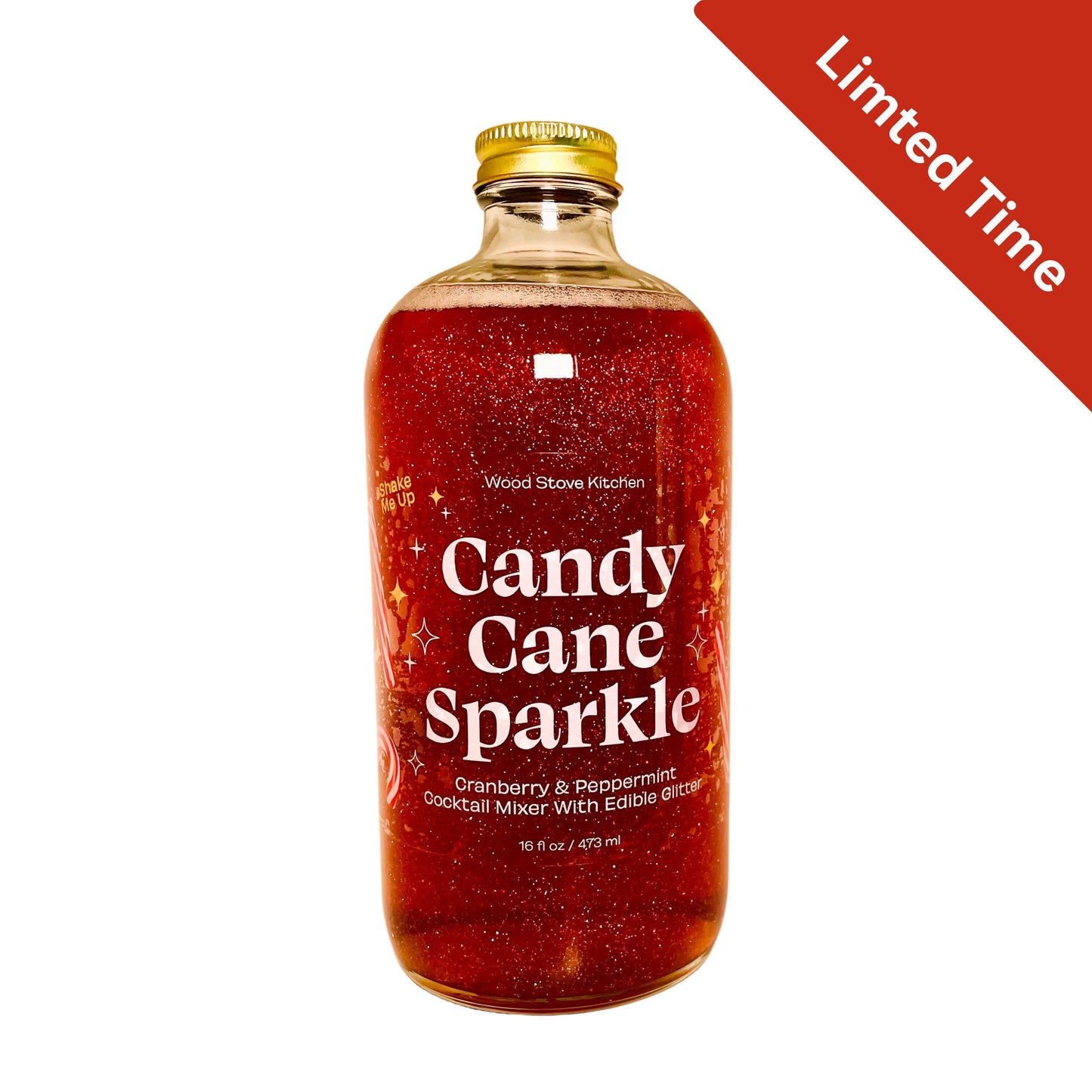 Candy Cane Sparkle Cocktail Mixer—16 fl oz
