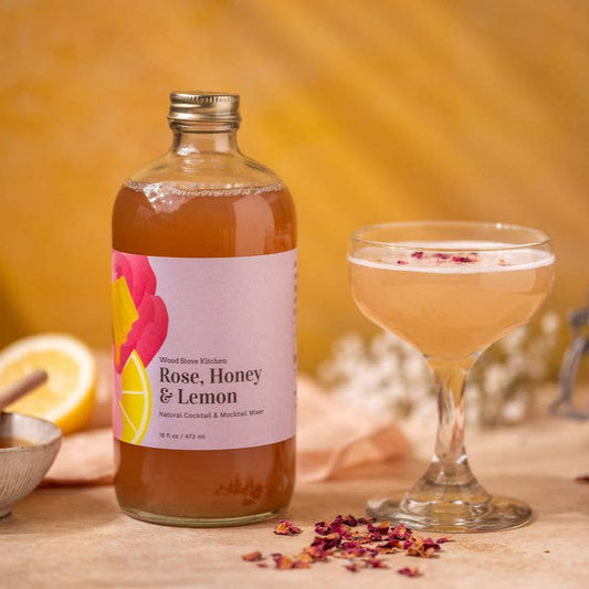 Rose Honey Lemon Cocktail Mixer and Mocktail Mixer