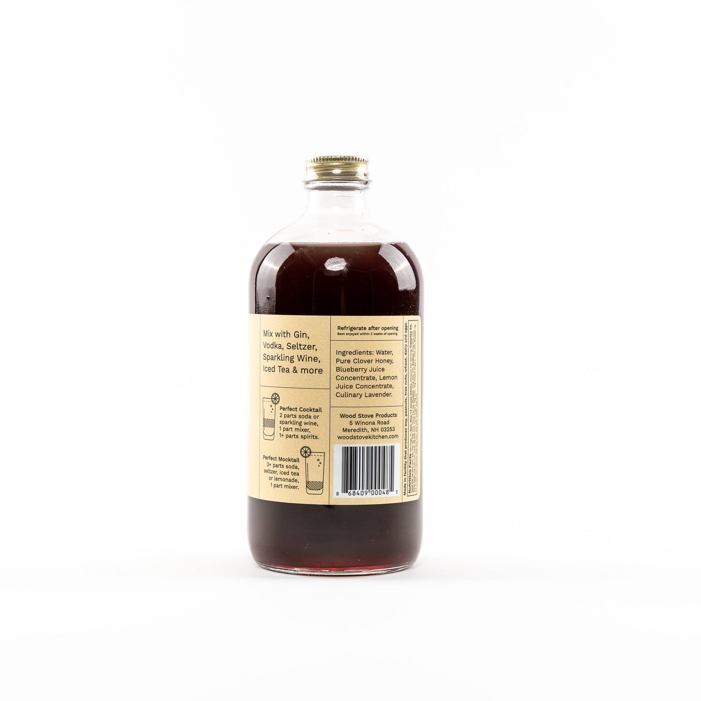 Blueberry and Lavender Mixer, 16 fl oz