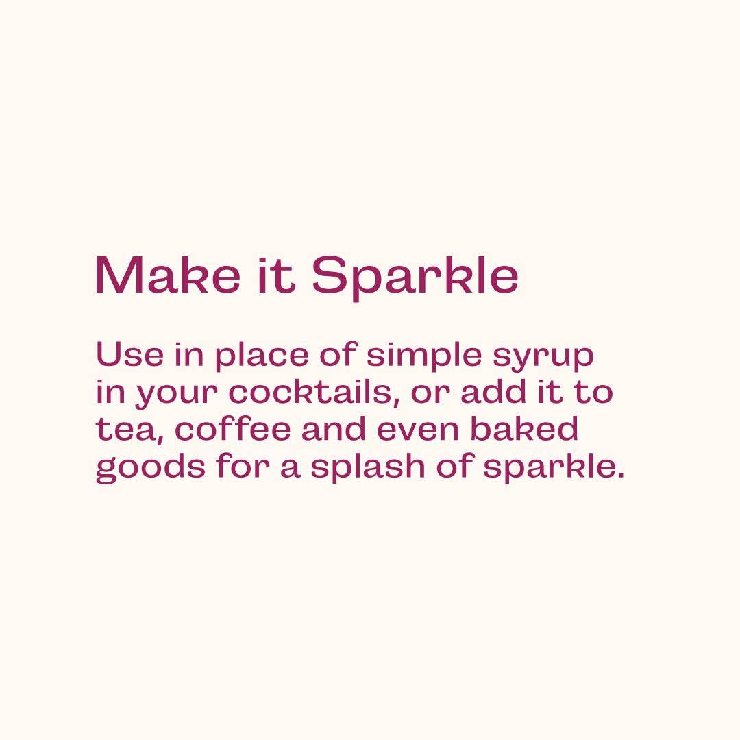 Glitter Simple Syrup—16 fl oz