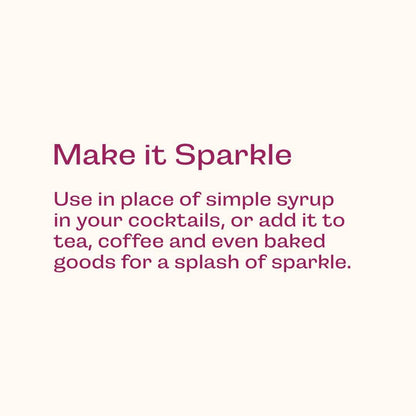 Glitter Simple Syrup—16 fl oz