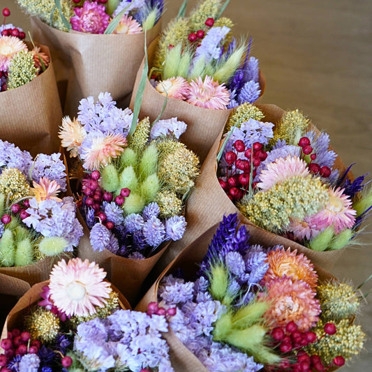 Purple Dusk Dried Floral Market Bouquet