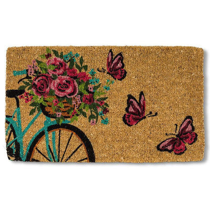 Butterflys & Bicycle Doormat