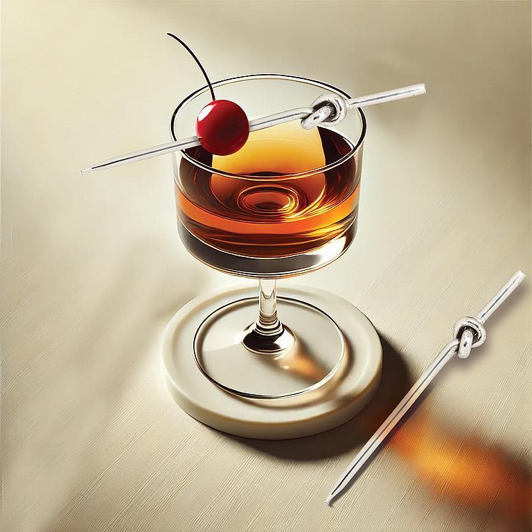 Knot Cocktail Pick—Gold or Silver