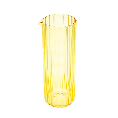 Yellow Glass Carafe Gaia Jug—1.2L