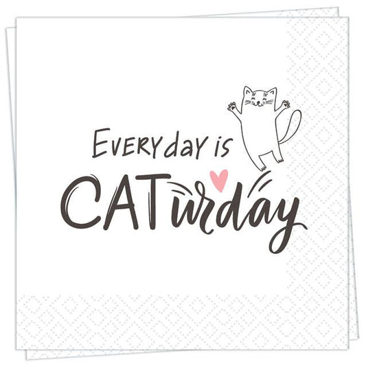 Caturday Luncheon Napkin