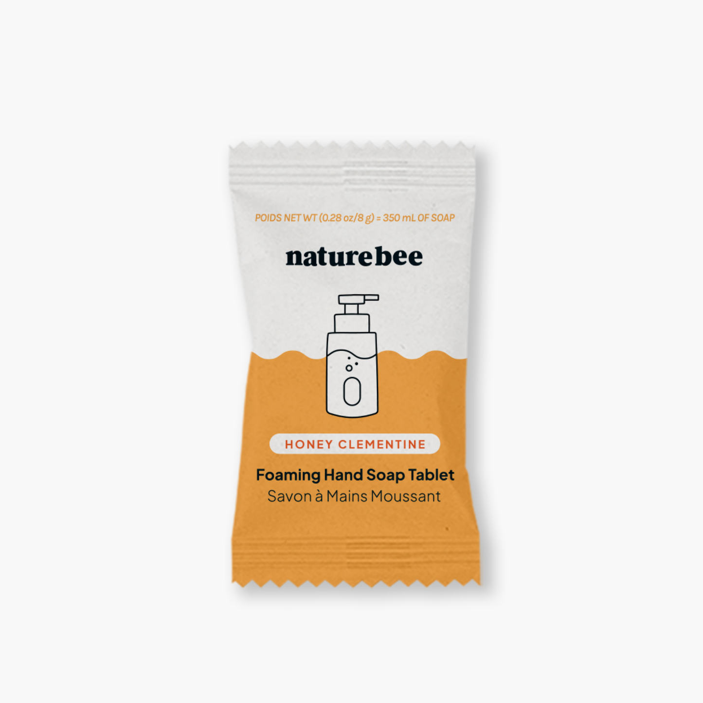 Honey Clementine Concentrated Foaming Hand Soap—Single Tablet